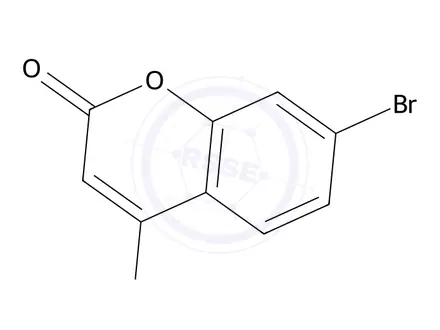Chemical structure of 7-Bromo-4-hydroxycoumarin