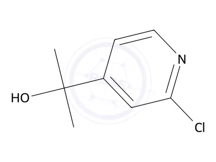 Chemical structure of 2-(2-Chloropyridin-4-yl)propan-2-ol