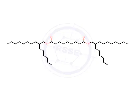 Chemical structure of Nonanedioic acid, bis(2-hexyldecyl) ester