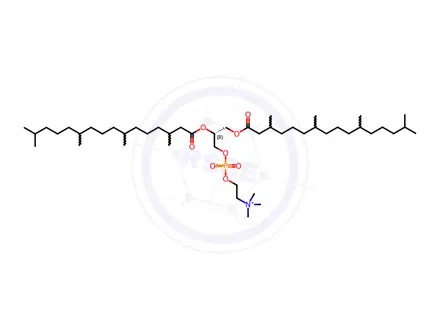 Chemical structure of L-Diphytanoylphosphatidylcholine