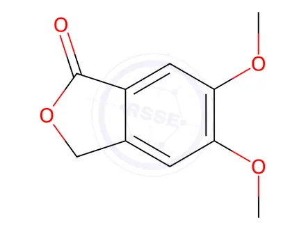Chemical structure of 5,6-Dimethoxyphthalide