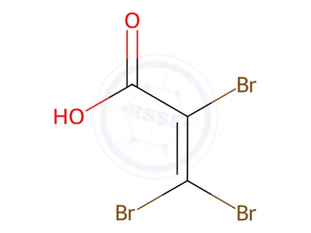 Chemical structure of 2,3,3-Tribromopropenoic Acid