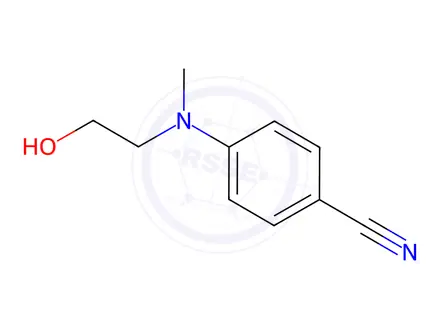 Chemical structure of 4-(N-(2-hydroxyethyl)-N-methylamino)benzonitrile