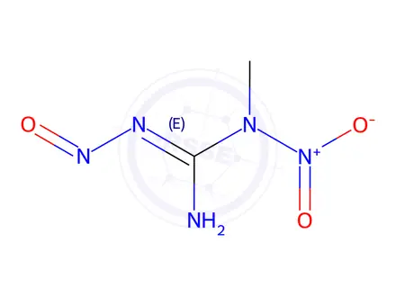 Chemical structure of N-Methyl-N-nitro-N′-nitrosoguanidine