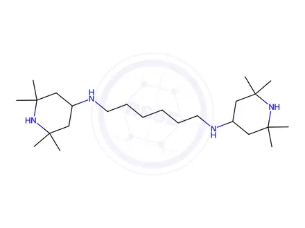Chemical structure of N,N'-Bis(2,2,6,6-tetramethylpiperidin-4-yl)hexane-1,6-diamine