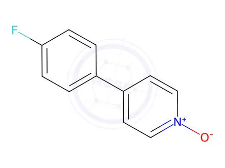 Chemical structure of 4-(4-Fluoro-phenyl)-pyridine 1-oxide