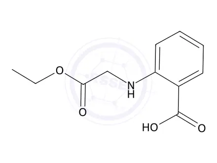 Chemical structure of 2-((2-Ethoxy-2-oxoethyl)amino)benzoic acid
