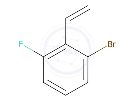 Chemical structure of Benzene, 1-bromo-2-ethenyl-3-fluoro-