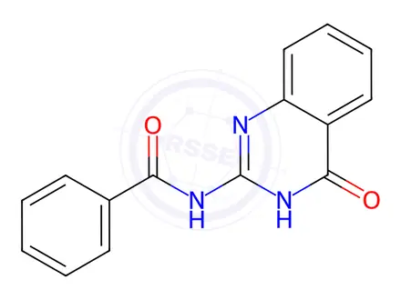 Chemical structure of N-(4-Oxo-1,4-dihydroquinazolin-2-yl)benzamide