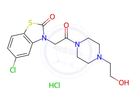 Chemical structure of Tiaramide Hydrochloride