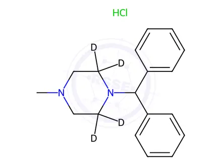 Chemical structure of Cyclizine-d4 Hydrochloride