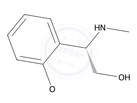 Chemical structure of (S)-2-(2-methoxyphenyl)-2-(methylamino)ethan-1-ol