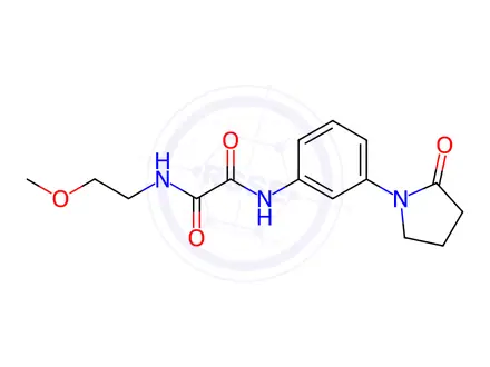 Chemical structure of N1-(2-Methoxyethyl)-N2-(3-(2-oxopyrrolidin-1-yl)phenyl)oxalamide