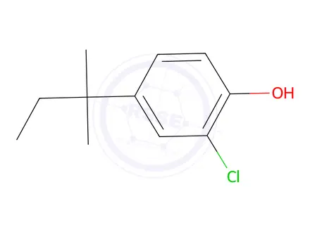 Chemical structure of 2-Chloro-4-(tert-pentyl)phenol