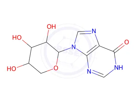Chemical structure of Inosine Impurity 12