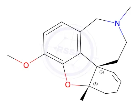 Chemical structure of 3-Deoxygalanthamine