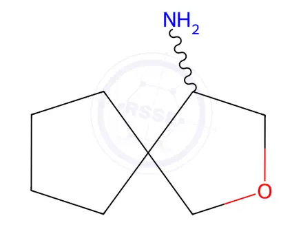 Chemical structure of 2-Oxaspiro[4.4]Nonan-4-amine