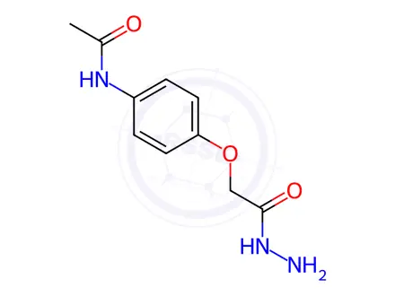 Chemical structure of N-(4-(2-hydrazinyl-2-oxoethoxy)phenyl)acetamide