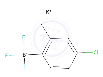 Chemical structure of Potassium (4-chloro-2-methylphenyl)trifluoroborate