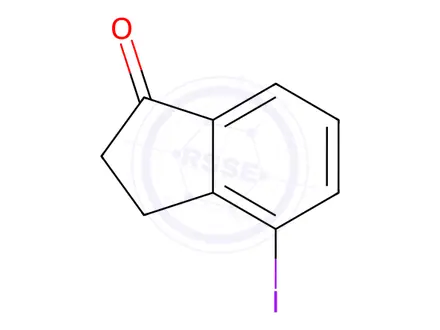 Chemical structure of 1H-Inden-1-one, 2,3-dihydro-4-iodo-