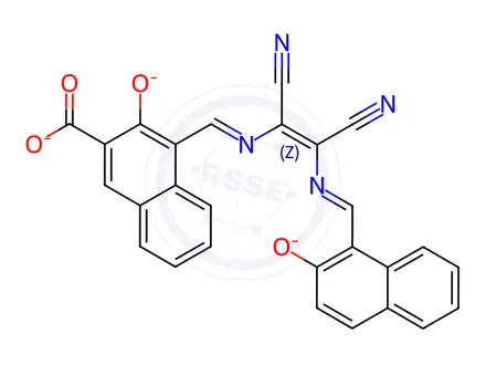 Chemical structure of Solvent Violet 49