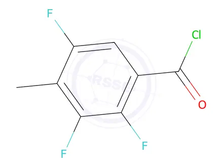 Chemical structure of 4-METHYL-2,3,5-TRIFLUOROBENZOYL CHLORIDE