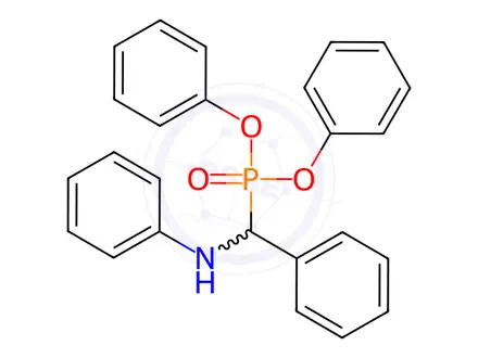 Chemical structure of DIPHENYL (A-ANILINOPHENYLMETHYL) PHOSPHONATE