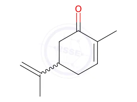 Chemical structure of Carvone (99-49-0)