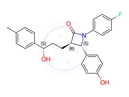 Chemical structure of Ezetimibe Impurity I