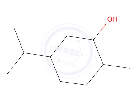 Chemical structure of 2-Methyl-5-(propan-2-yl)cyclohexan-1-ol