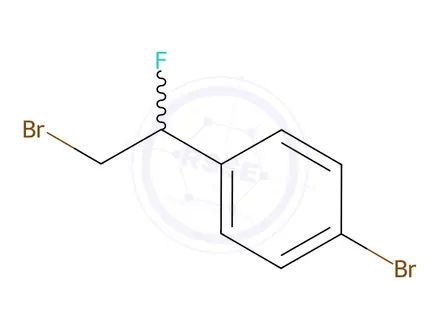 Chemical structure of 1-Bromo-4-(2-bromo-1-fluoroethyl)benzene