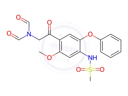 Chemical structure of Iguratimod Impurity 137