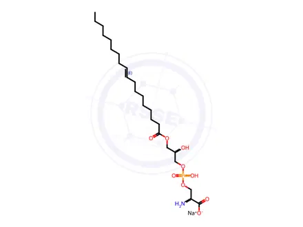 Chemical structure of 18:1 Lyso PS