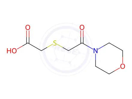 Chemical structure of (2-Morpholin-4-yl-2-oxo-ethylsulfanyl)-acetic acid