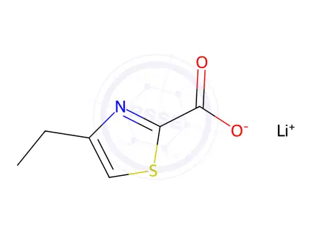 Chemical structure of Lithium 4-ethylthiazole-2-carboxylate