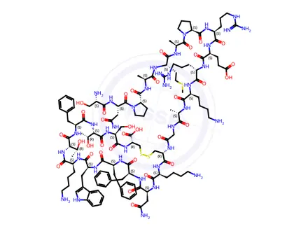 Chemical structure of Somatostatin-25