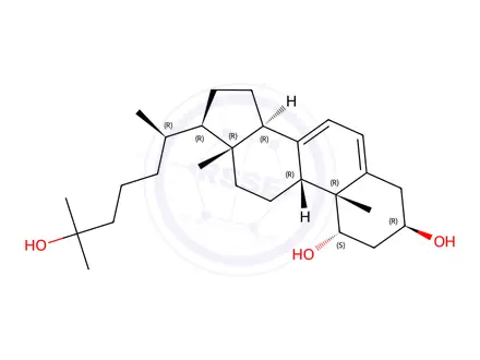 Chemical structure of (1α,3β,9β)-Cholesta-5,7-diene-1,3,25-triol