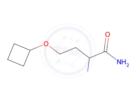 Chemical structure of 2-Amino-4-cyclobutoxybutanamide