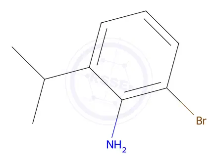 Chemical structure of 2-Bromo-6-isopropylaniline