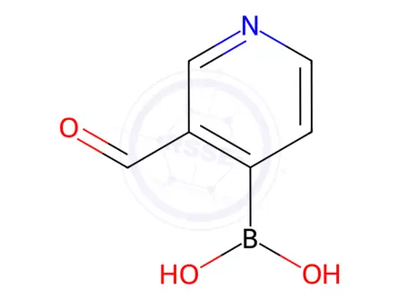 Chemical structure of (3-Formylpyridin-4-yl)boronic acid
