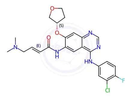 Chemical structure of Afatinib