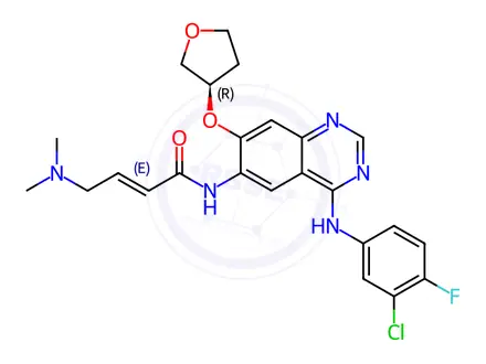 Chemical structure of Afatinib Impurity C