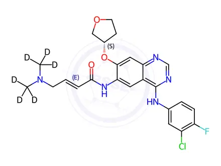 Chemical structure of Afatinib-d6