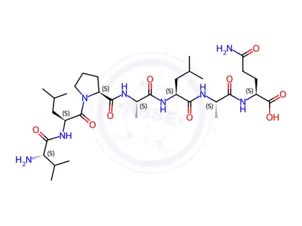 Chemical structure of Larazotide Impurity 109