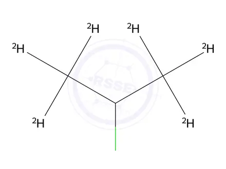 Chemical structure of 2-Chloropropane-1,1,1,3,3,3-d6
