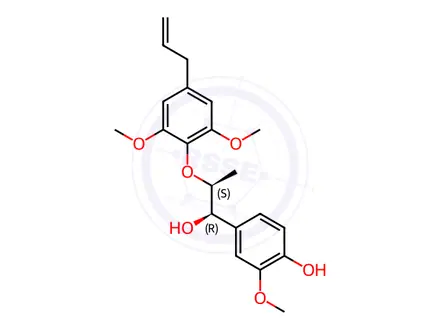 Chemical structure of Myrislignan