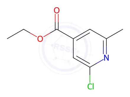 Chemical structure of Ethyl 2-Chloro-6-methylpyridine-4-carboxylate