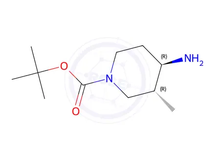 Chemical structure of rel-tert-Butyl (3R,4R)-4-amino-3-methylpiperidine-1-carboxylate