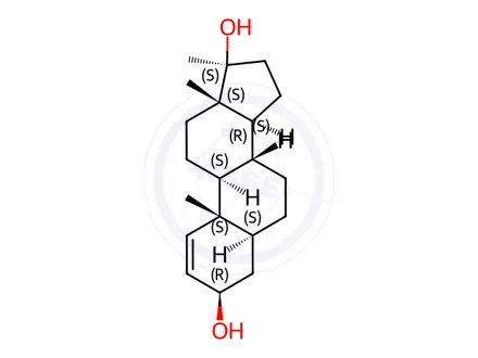 Chemical structure of (3β,5α,17β)-17-Methyl-androst-1-ene-3,17-diol