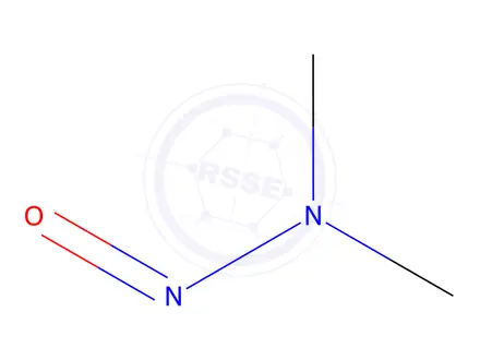 Chemical structure of N-Nitroso-dimethylamine in dichloromethane